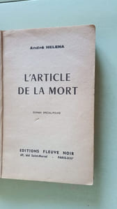 L'article de la mort