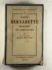 Sainte bernadette bergere en chretienté. JOSEPH BELLENEY