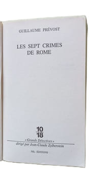 Les sept crimes de Rome. Prévost Guillaume