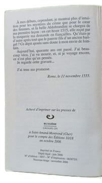 Les sept crimes de Rome. Prévost Guillaume