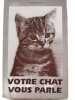VOTRE CHAT VOUS PARLE. RICHTER JACK