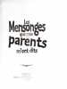 Les mensonges que mes parents m'ont dits: Adaptation de l'ouvrage "Lies my parents told me" de Bernice Kanner. Gaston  Amad