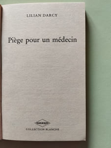 Piège pour un médecin (Collection blanche)