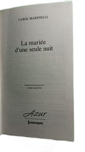 La mariée d'une seule nuit