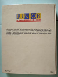 Junior le livre-jeux des 10-15 ans