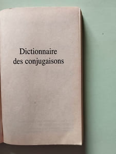 Dictionnaire des conjugaisons