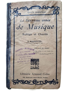 La deuxieme année de musique