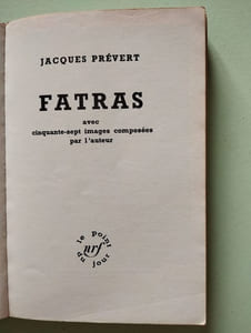 Fatras avs cinquante-sept images composées par l'auter