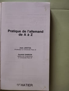 La pratique de l'allemand de A à Z