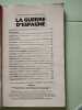 HISTOIRE POUR TOUS - hors série - LA GUERRE D'ESPAGNE - FÉVRIER-MARS 1980. 