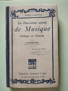 La deuxième année de musique solfège et Chants