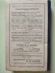 La deuxième année de musique solfège et Chants