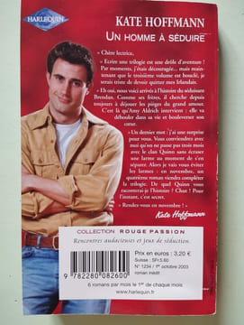 Un homme à séduire : Série : Les Irlandais : Collection : Harlequin collection rouge passion n° 1234. Kate Hoffmann
