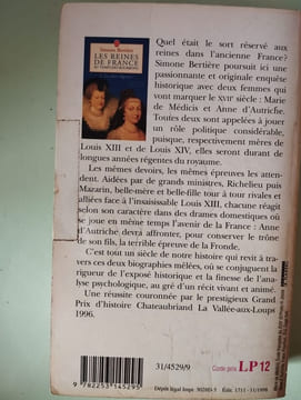 Les reines de France au temps des Bourbons. Bertiere Simone