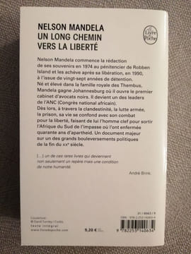 Un long chemin vers la liberté. Nelson Mandela