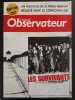 Revue Le Nouvel Observateur (sans le DVD) - Les survivants. 