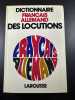 Dictionnaire des locutions francais- allemand. 