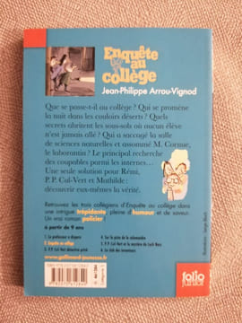 Enquete au college 2/Enquete au college. Arrou-Vignod Jean-Phillipe
