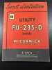 Livret d'entretien Utility FU-235-D diesel. 