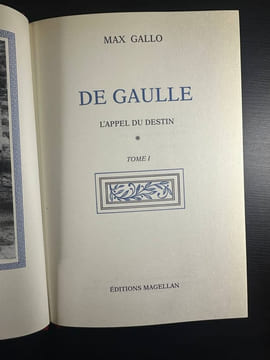 De gaulle l'appel du destin tome I. Max Gallo