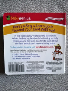 Old MacDonald had a Farm: A Sing 'N Learn Book (Baby Genius Sing 'n Learn)