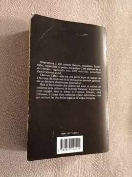 Dictionnaire des citations de langue francaise / plus de 250 mots clefs et 2300 citations pour avoir reponse a tout. Pierre Ripert
