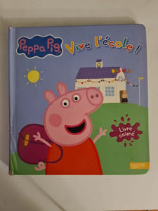 Peppa Pig - Livre animé - Vive l'école