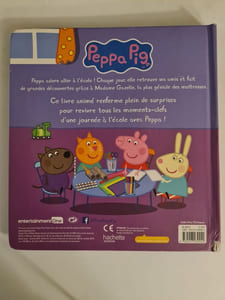 Peppa Pig - Livre animé - Vive l'école