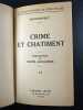Crime et chatiment tome 2. DOSTOIEWSKY