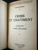 Crime et chatiment tome 1. DOSTOIEWSKY