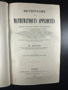 Dictionnaire des mathématiques appliquées