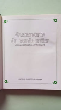 Gastronomie du monde entier. Andre Winandy Nemo