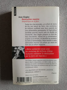 Destruction massive: Géopolitique de la faim