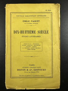 Dix-Huitième siècle études littéraires