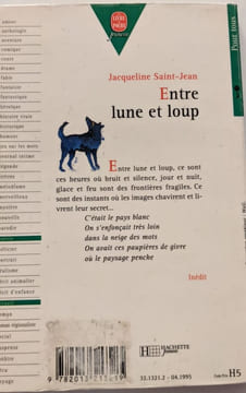 Entre Lune Et Loup. Saint-Jean Jacqueline