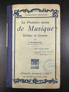 Le Première année de Musique Solfège ett Chants