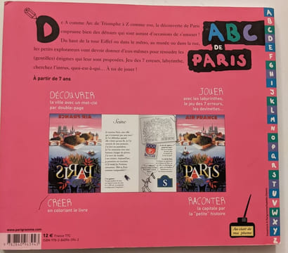 ABC de Paris découvrir la capitale est un jeu d'enfant. Aubert Raphaëlle