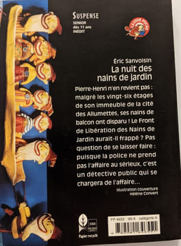 La Nuit des nains de jardin. Sanvoisin Eric