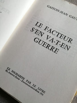 Le facteur s'en va t'en guerre. Gaston-Jean Gautier