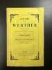 Werther traduction nouvelle. GOETHE
