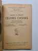 Oeuvres choisies. F. Du Bellay