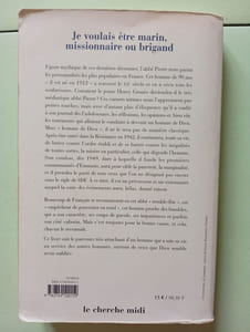 Je voulais être marin missionnaire ou brigand. Carnets intimes et pensées choisies
