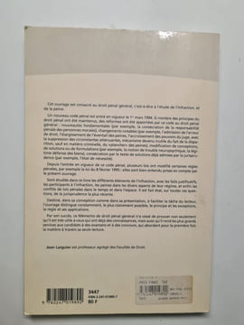 Droit pénal général. Larguier Jean