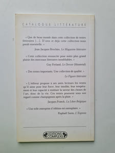Catalogue littérature