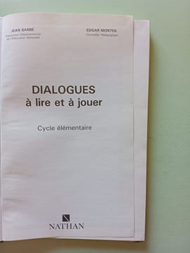 Dialogues à lire et À jouer. Collectif