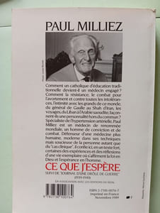 Ce que j'espère suivi du "Journal d'une drôle de guerre"