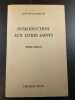 Introduction aux livres saints. Pierre Grelot