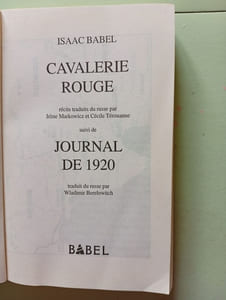 Cavalerie rouge suivi de "Journal de 1920"