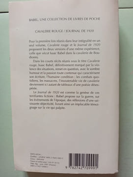 Cavalerie rouge suivi de "Journal de 1920". Babel Isaac
