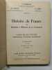 Histoire de France et initiation a l'histoire de la civilization. E. Personne